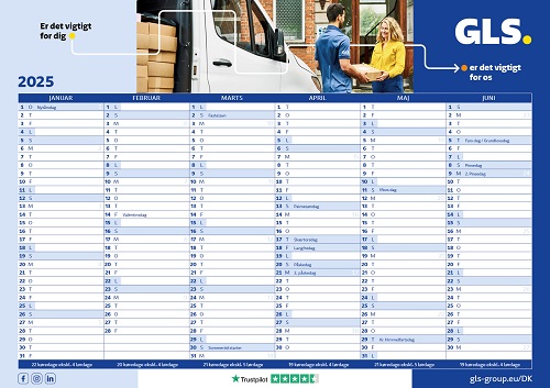 GLS kalender 2025