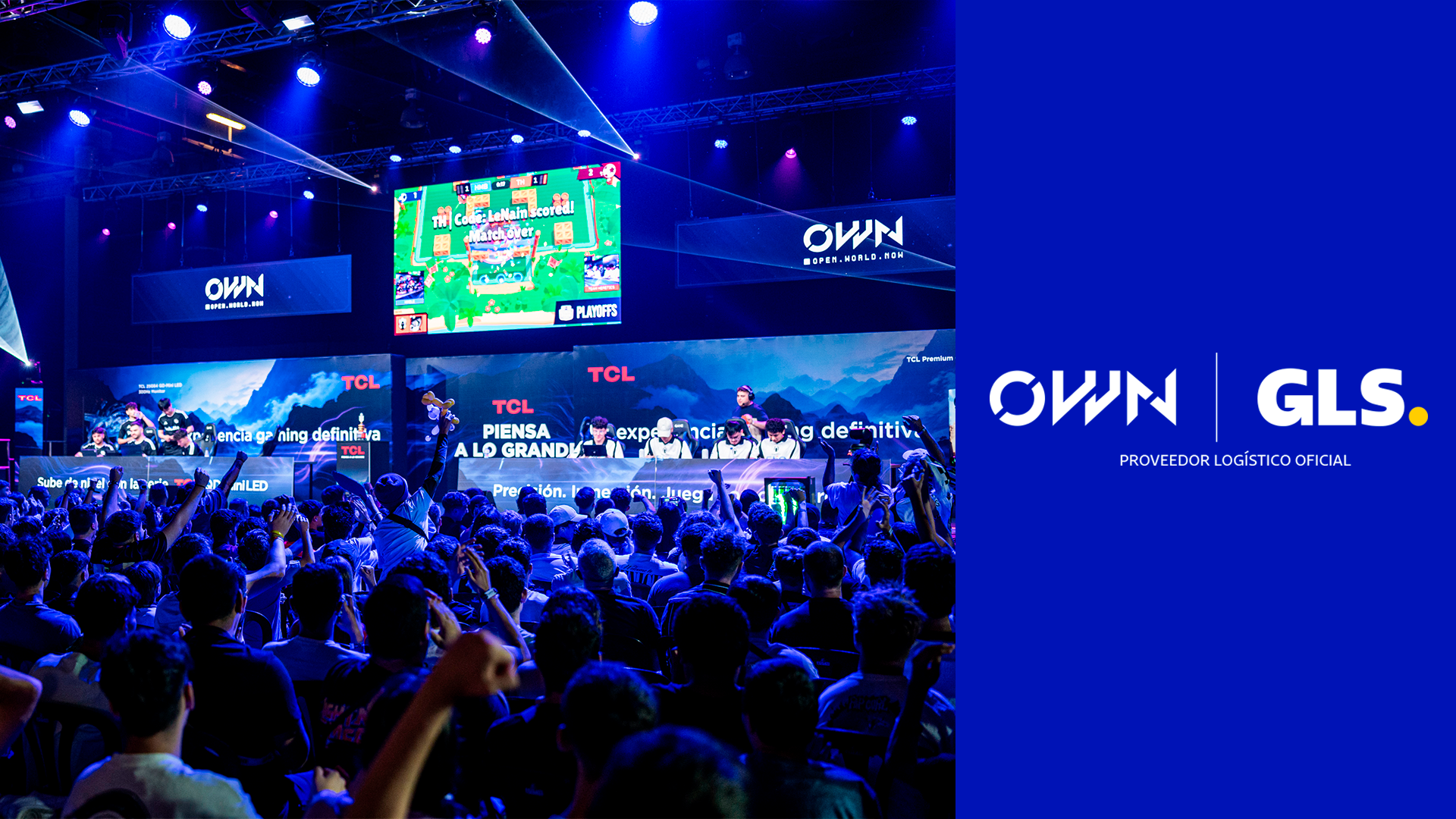 GLS Spain expands its presence in the gaming universe and renews its role as the official logistics operator of OWN Valencia.