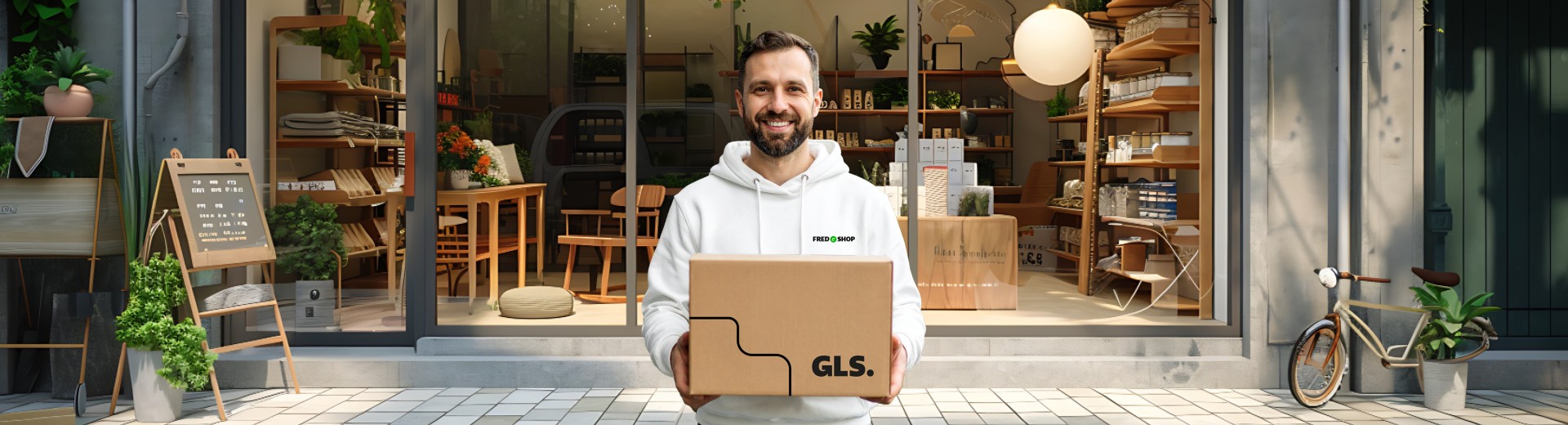 An e-tailer ready to send its parcels with GLS