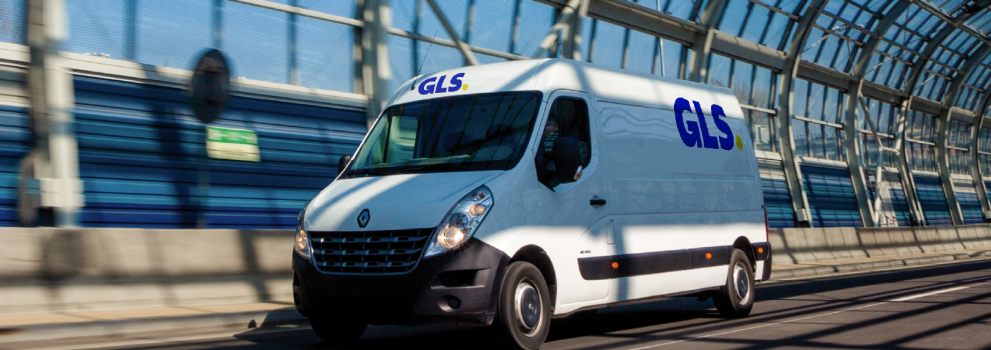 GLS van on the road