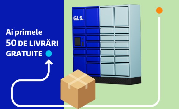 campanie 50 de livrari gratuite la GLS Locker 